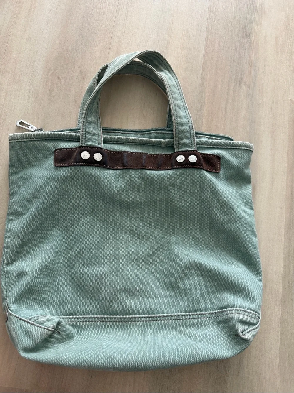 Marc Jacobs Green Canvas Tote Vintage